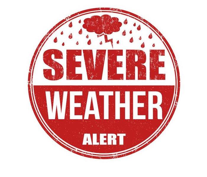 < img src =”sign.jpg” alt = "a red and white severe weather alert sign" >